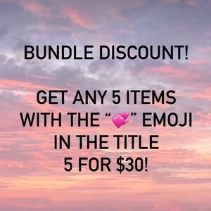 💞 5/$30 Bundle Sale 💞